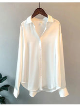 Elegant Silk Touch Office Blouse