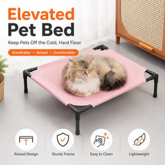 Pet Camping Bed Elevated Bed for Dogs Folding Puppy Camping Bed Cat House Portable Removable Washable Puppy Beds Dog Hammock