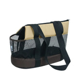 Practical Oxford Cloth Pet Carrier Black Foldable Pet Bag Breathable Lightweight Pet Backpack Hiking Trip
