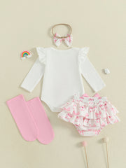 Bow Detail Toddler Autumn Set