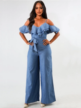 Elegant Belted Summer Office Jumpsuit