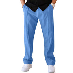 2025 New Jogger Trousers Thin Pants Men's Spring/Summer Loose Straight Leg Sports Casual Pants American Oversize Long Leg Pants