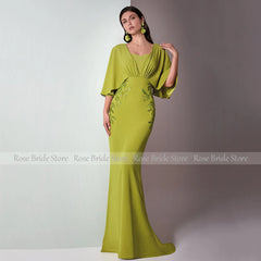 Elegant Applique Mermaid Formal Gown with Wrap Jacket