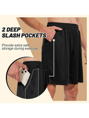 Quick Dry Athletic Pocket Shorts
