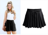 Isinbobo Chiffon Wide Leg Shorts