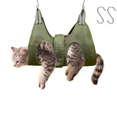 Pet Grooming Hammock Cat Dog Nail Clipper Fixer Teddy Hook Type Feeding Anti-scratch Artifact Restraint Bag Pet Accessories