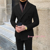 Modern Double Breasted Business Suit