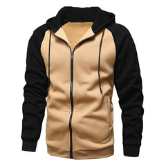 Men’s Fleece Zip-Up Hooded Sweatshirt