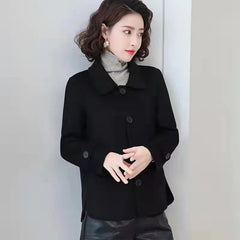 Short Woolen Casual Autumn Coat