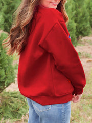 Reindeer Knit Holiday Pullover