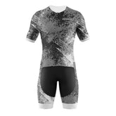 RIGHTTRACK Trisuit Men's Summer Triathlon Race Short Sleeve Skinsuit Clothing Swimming Cycling Running Custom Apparel
