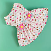 Adorable Printed Puppy Summer Dress