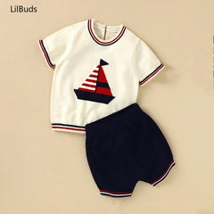 Knitted Summer Baby Boy Set