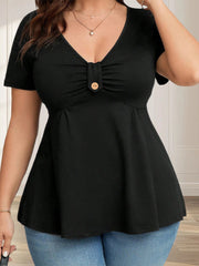 Velvet Slash Neck Top