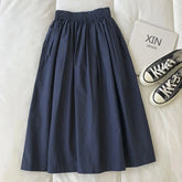 TITLE: Chic High Waist Pleated Skirt