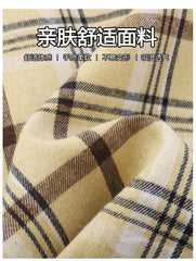 Plaid Casual Autumn Long Shirt