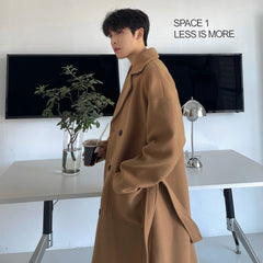 Winter Woolen Long Trench Coat