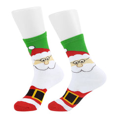 Festive Cotton Christmas Crew Socks