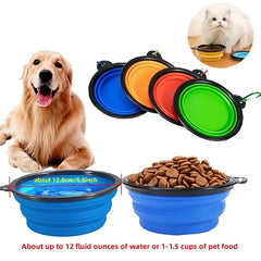 Durable TPR Collapsible Travel Bowl