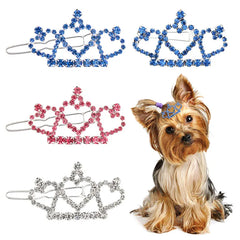Pet Lovely Hairpins Dog Accessories Pet Dog Bows Hair Clips for Puppy Dogs Cat Yorkie Teddy Hair Grooming Pet Hair Accessories