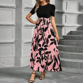 TITLE: Luxe Ruffled Neck Dress Design