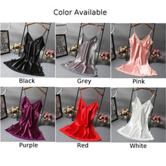 Lace V Neck Mini Nightgown