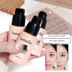 4Colors Matte Finish Liquid Foundation Effective Concealer Moisturizing Long-lasting Makeup Cosmetics for All Skin Tones