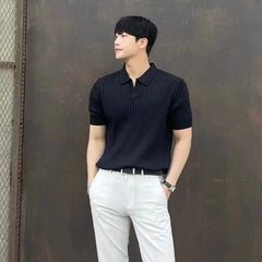 Slim Breathable Summer Knit Polo