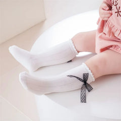 Princess Lace Bow Baby Socks