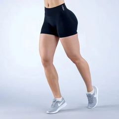 LOGO Sporty Yoga Denim-Style Five-Pocket Pants with Elasticity and Slimming Effect – Perfect for Sporty Yoga, Pilates