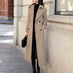 Korean Long Wool Winter Coat
