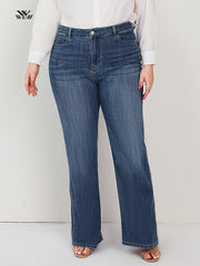 Plus Size Wide Leg Jeans