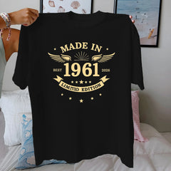 Made in 1961 Graphic Cotton T-Shirt