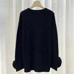 Slim Wool Knit Pullover Sweater
