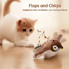 Rechargeable Chirping Bird Cat Toy