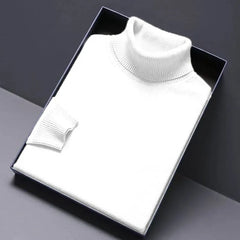Minimal Turtleneck Knit Pullover