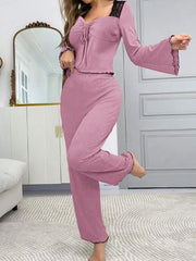 Soft Knit Autumn Pajama Set