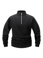 Modern Stand Collar Zip Pullover