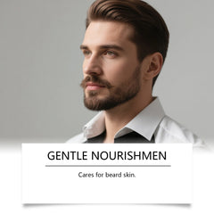Men's Beard Care Balm – Softens Beards, Deep Nourishment, Soothes Redness, Non-Irritating, Suitable for Sensitive Skin