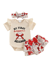 Floral Ruffle Toddler Summer Set