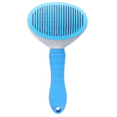 Easy Clean Button Dog Brush