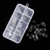 Natural Clear False Toe Nails