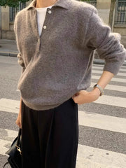 Wool Knitted Casual Pullover Sweater