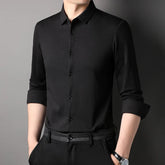 Mulberry Silk Blend Slim Shirt