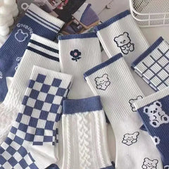 Striped Plaid Sport Socks