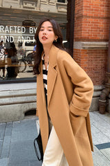 Double Faced Wool Korean Coat