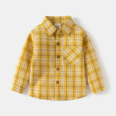 Classic Baby Plaid Cotton Shirt