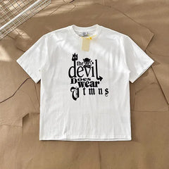 Oversized Heavy Cotton Print Tee