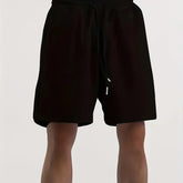 Cotton Drawstring Unisex Fitness Shorts