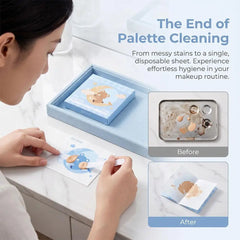 Makeup Mixing Paper,Disposable Foundation Makeup Palette For Nail Art Eye Shadow Pigment Blending,Makeup Palette Mixing Tray